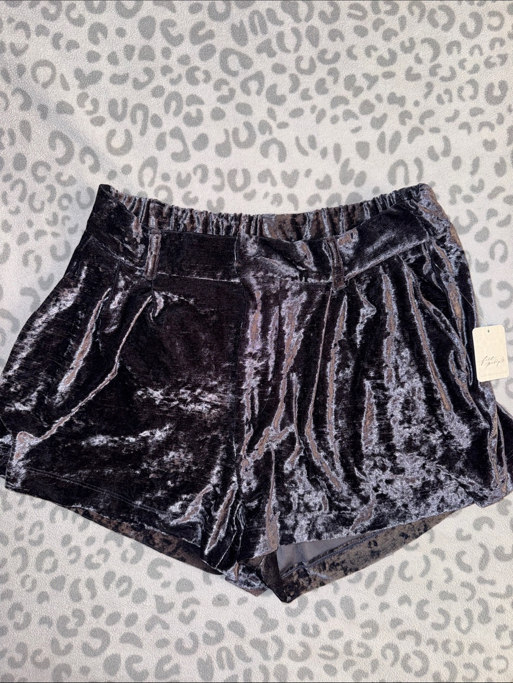 Velvet High-Waist Free People Shorts